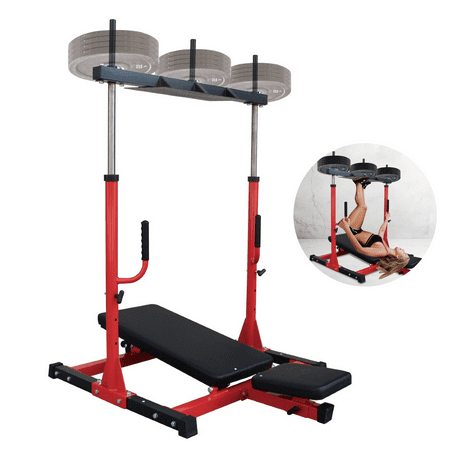 ?LuckyNote?Vertical Leg Press Machine with Adjustable Leg, Back and Head Positions, Leg Strength Training Machine for Home Gym, 2" Olympic Plate Compatible
