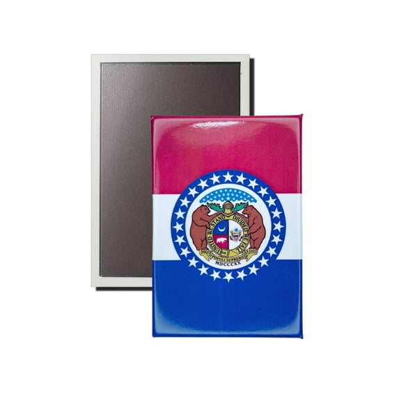 Vertical Magnet - State Flag Missouri - USA | Refrigerator Locker Display, Travel Souvenir Gift, Collectible Home Accent