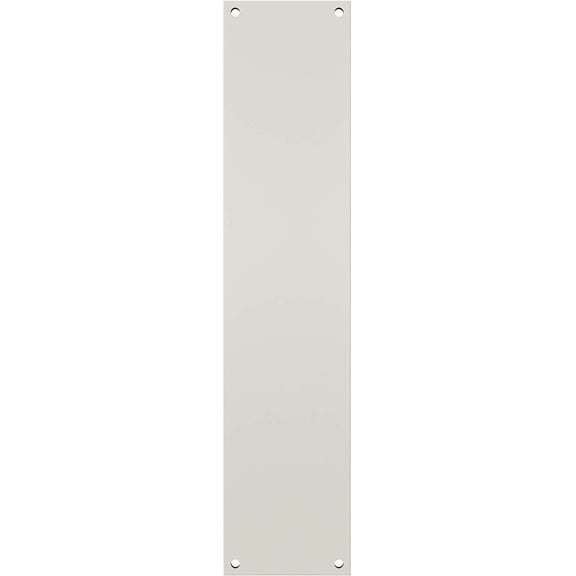 Vertical Mounting Plate for 5-Inch Lighted Address Numbers by Modern Lights, Durable Painted Stainless Steel, (for 4 Numbers, Off-White)