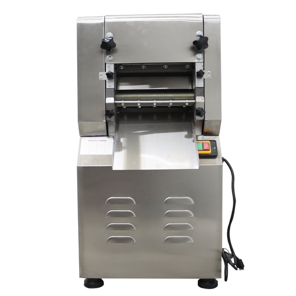 Vertical Noodle Press Noodle Machine Electric Dough Roller Sheet Maker for Dumplings Noodles with 1.5mm and 3mm Cutter 110V 2.2kW
