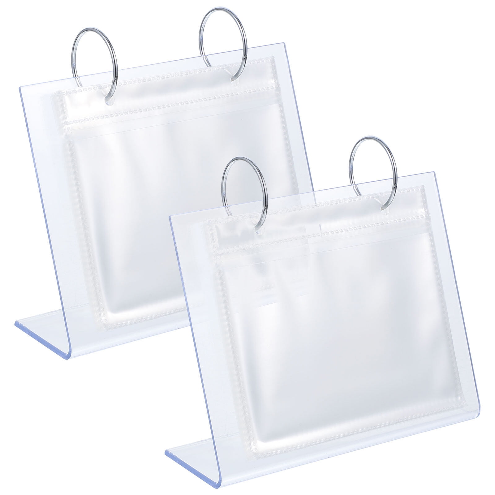 Vertical Photo Album Mini Tabletop Flip Picture Calendar 2 Pcs Signage