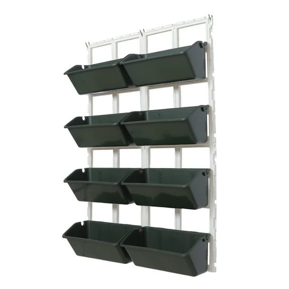 Vertical Plant Container with 8 Pockets, Breathable and Modular, Ideal for Growing Flowers, Herbs & Vegetables Indoors or Outdoors