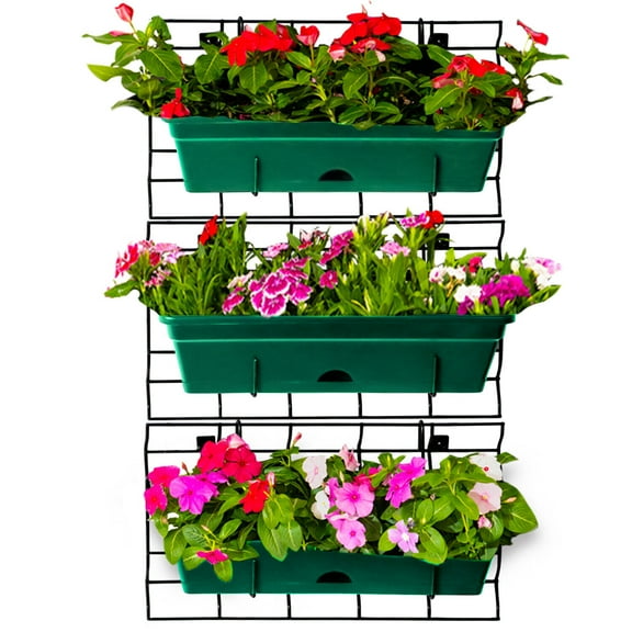 Vertical Planter Outdoor Garden Wall Elevated Raised Bed Flower Herbs