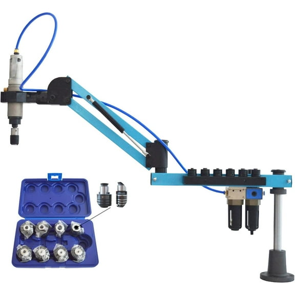 Vertical Pneumatic Tapping Machine Air Tapper M3-M16 with Tap Collets for Machinery Manufacturing Industry