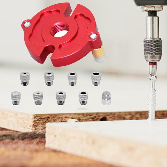 Vertical Pocket Hole Jig, Dowel Drill Guide, Portable Dowelling Jig, Drill Guide Hole for Furniture Making