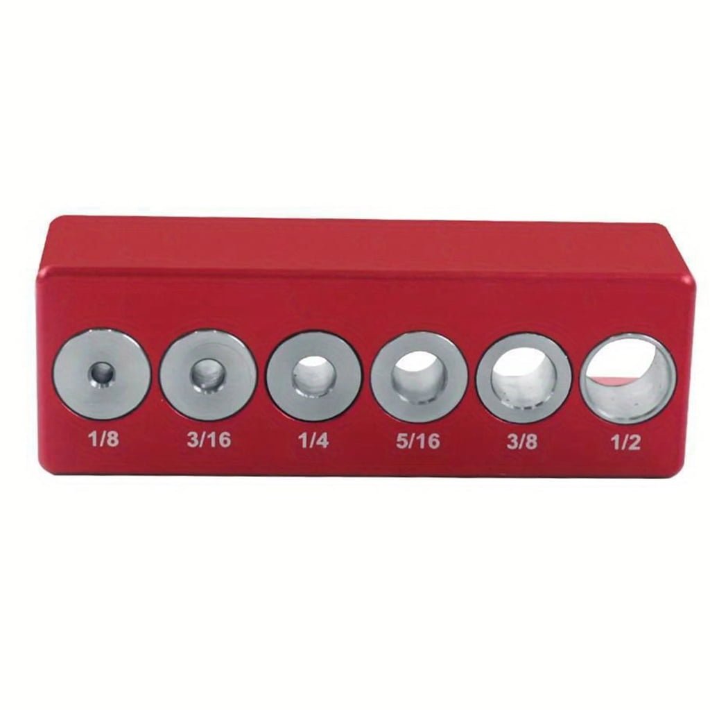 Vertical Pocket Hole Jig Woodworking Dowel Drill Guide Self Centering 6 Hole Drill Bit Guide Jig Positioner Locator