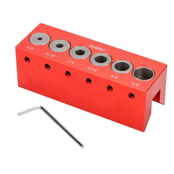 Vertical Pocket Hole Jig Woodworking Drilling Locator Wood Dowelling Centering Drill Guide Hole Puncher