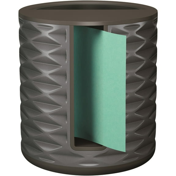 Vertical Pop-Up Note Dispenser, 3" X 3", Black | Bundle of 5 Packs