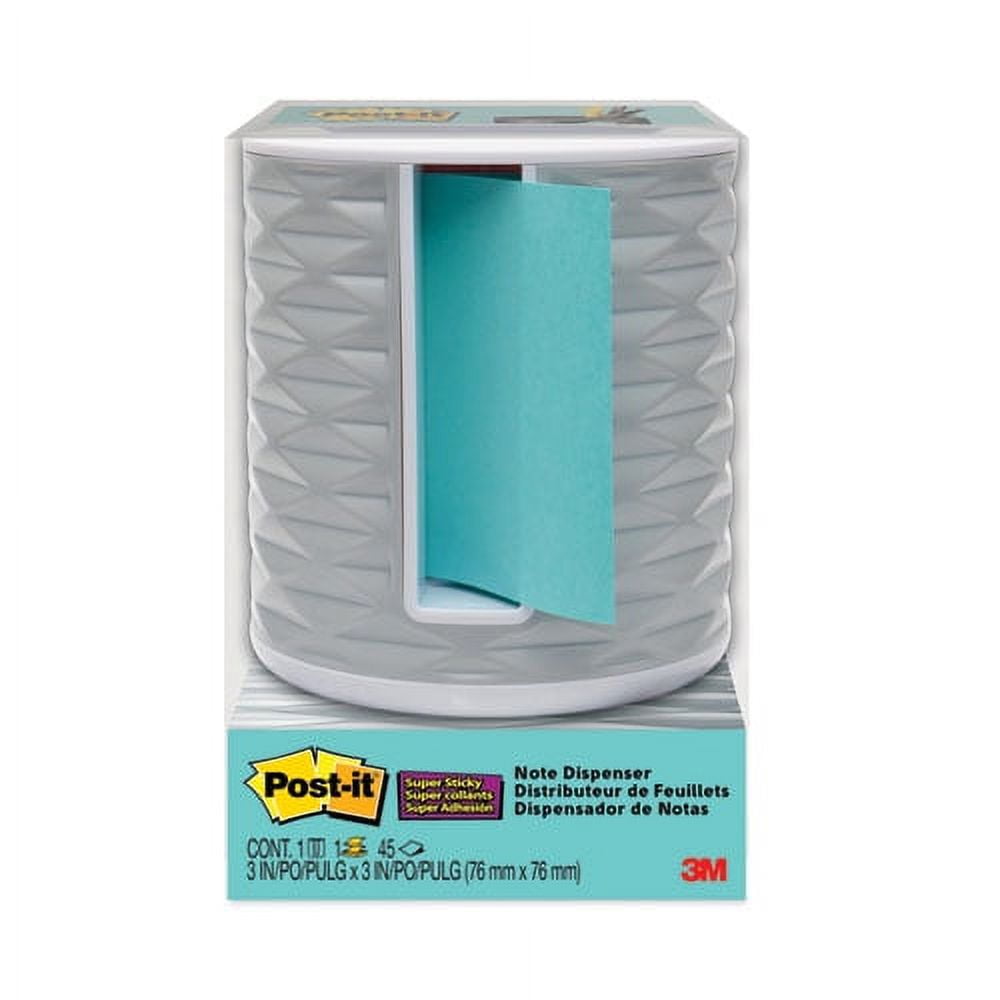 Vertical Pop-up Note Dispenser, For 3 x 3 Pads, White Vertical Pop-up Note Dispenser, For 3 x 3 Pads, White