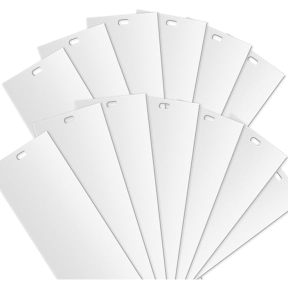 Vertical Replacement Blinds PVC Vertical Window Blinds Replacement Slats Parts for Sliding Glass Door Patio Door Window