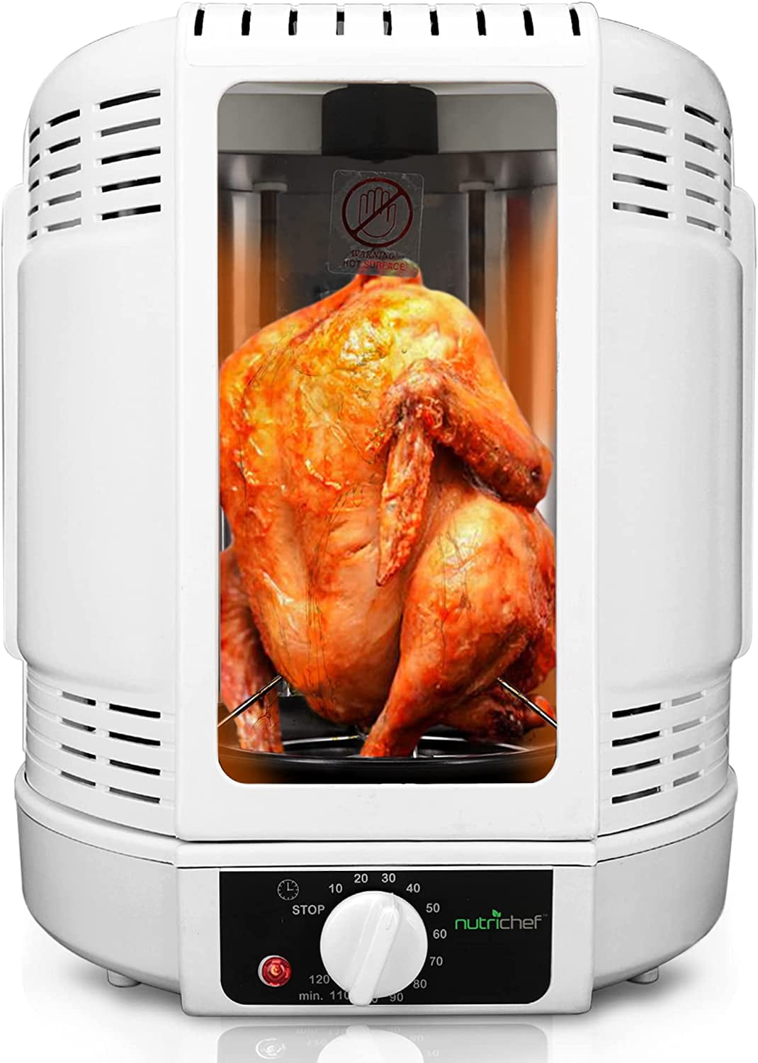 Vertical Rotisserie Oven Roaster Rotating Shawarma/Kebab Machine with
