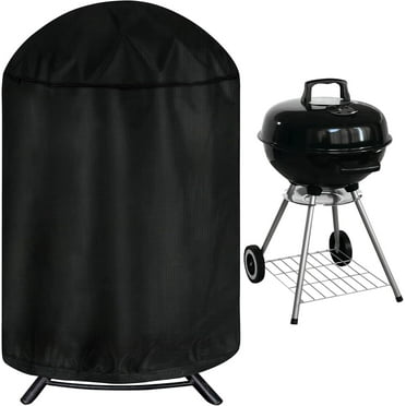 Vertical Round Smoker Cover, Kettle Grill Cover, 30 Inch BBQ Barbecue Cover, Dome Smoker Cover, Bullet Smoker Cover, Barrel Cover Fire Pit Cover for Char-Broil Weber George Foreman Brinkmann