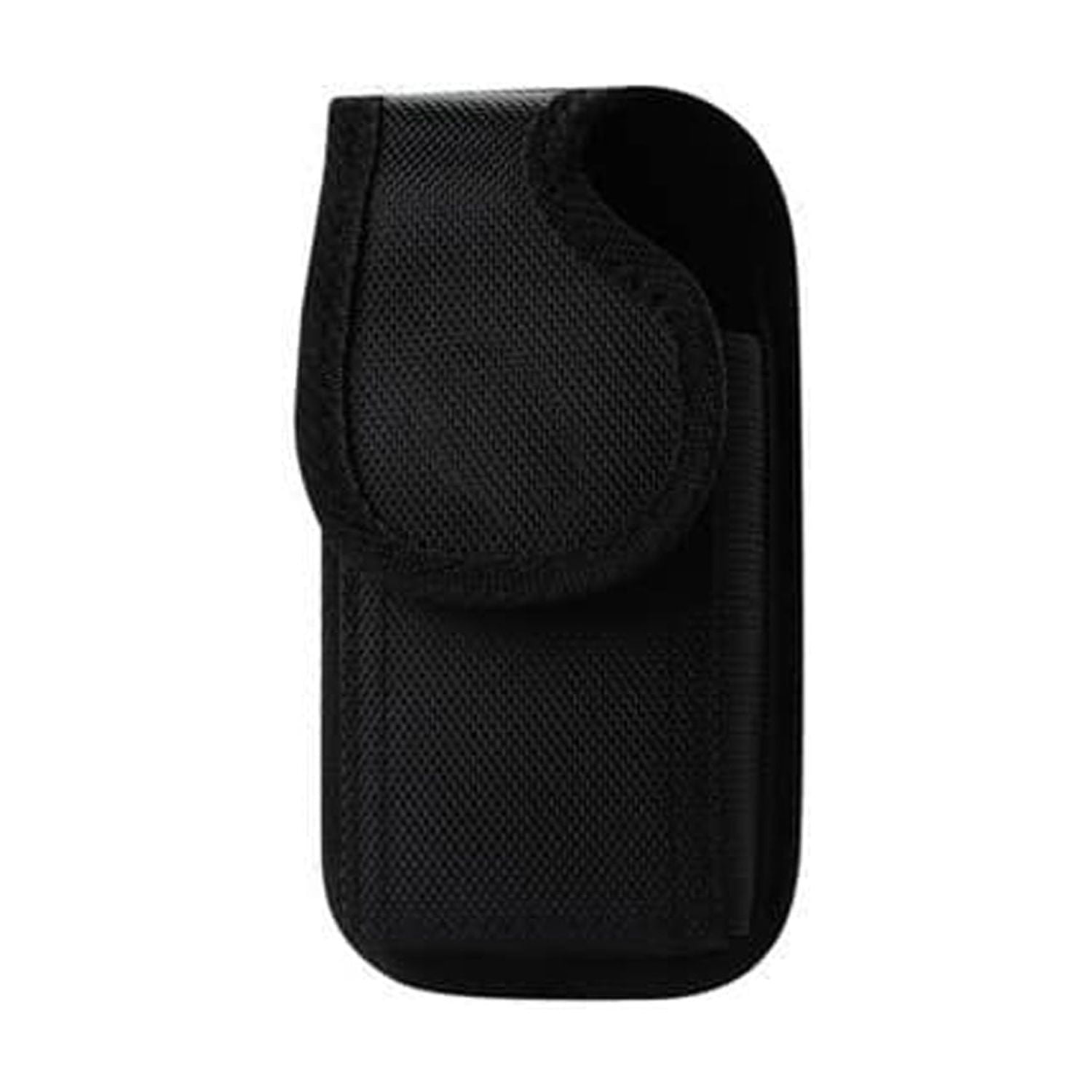 Vertical Rugged Pouch (5") In Black Velcro Closure with Cardboard - Black