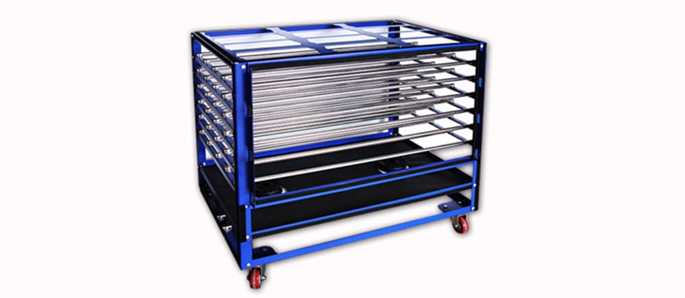 Screen Frame Drying Machine Vertical Screen Drying Cabinet Six-layer Hot Air Warming Screen ...