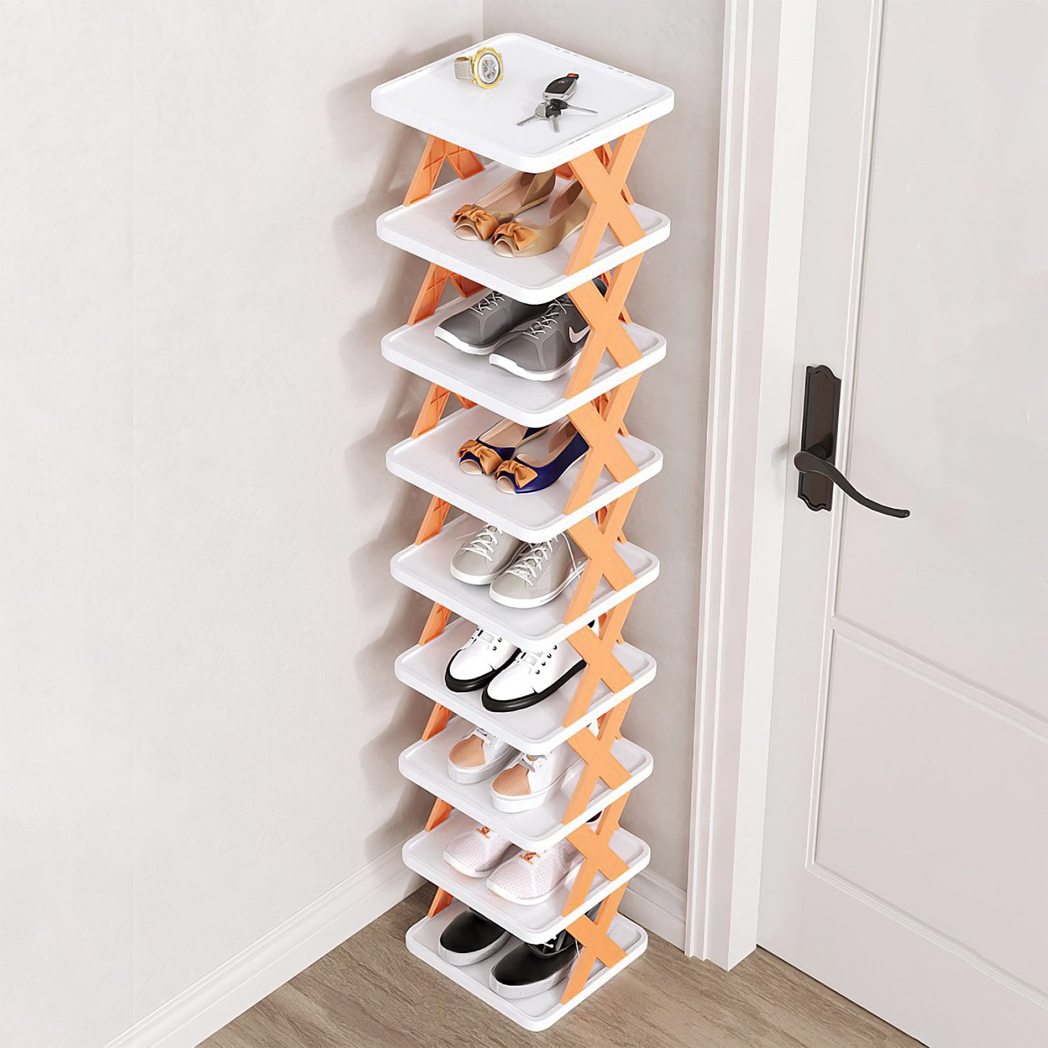 Vertical shoe holder sale