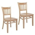 thumbnail image 1 of Vertical Side Chair in Natural with Wood Seat (Set of 2), 1 of 2