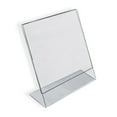 thumbnail image 1 of Vertical Slanted, L-Shape Acrylic Sign Holder (2"W x 3"H), 1 of 3