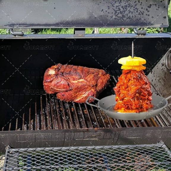 Vertical Spit Stand for oven, Al Pastor Shawarma Skewer for Grill,  Stainless Steel, with 8",10" and 12" stick