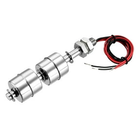 Vertical Stainless Steel 2 Channel Water Level Sensor Float Switch -30C to 125C