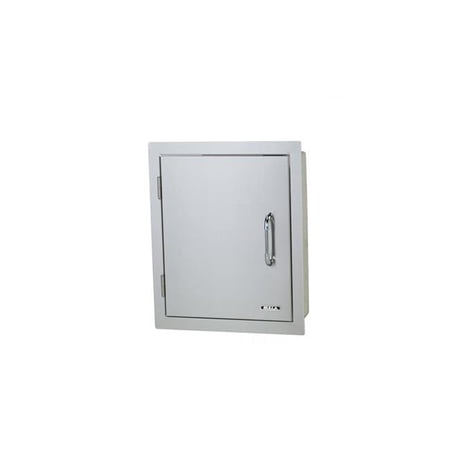 Vertical Stainless Steel Access Door, Left Swing