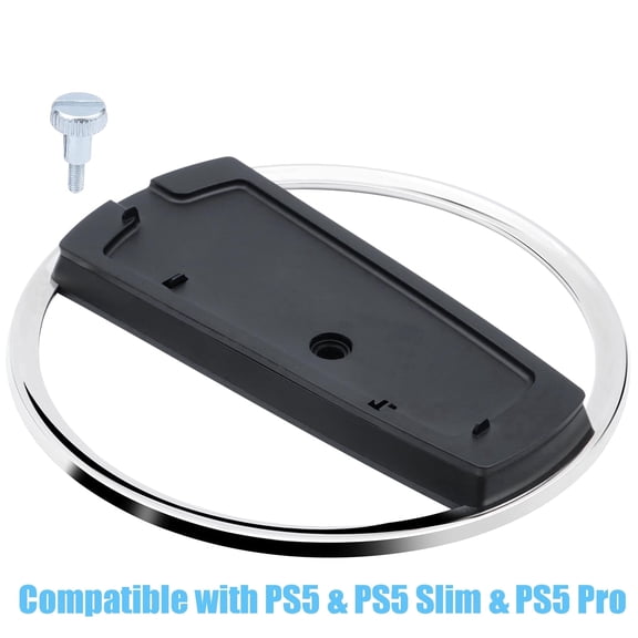 Vertical Stand Compatible with PS5, PS5 Slim & PS5 Pro Sturdy Base, Secure Mount for PlayStation 5 Consoles, Reliable Gaming Accessory