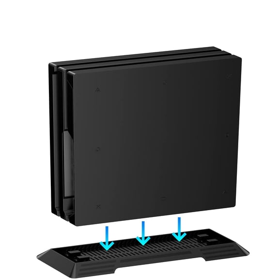 Vertical Stand for PS-4 Pro, Built-in Cooling Vents and Non-Slip Feet Steady Base Mount for PS-4 Pro