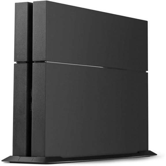 Vertical Stand for PS4 PlayStation 4 Console with Built-in Cooling Vents and Non-Slip Feet (Black)