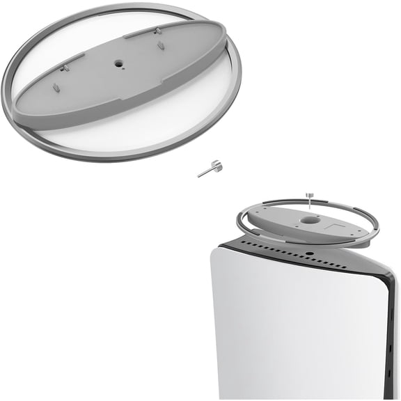 Vertical Stand for PS5/PS5 Slim/PS5 Pro Console Station Mount Base Holder Accessories (Grey)