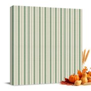 Vertical Stripe Canvas Wall Art, Rustic Minimalist Parallel Bands Linen Texture Framed Wall Decor Modern Artwork Prints Painting for Living Room, Bedroom, Kitchen & Cafe Decor 28x28 Inch