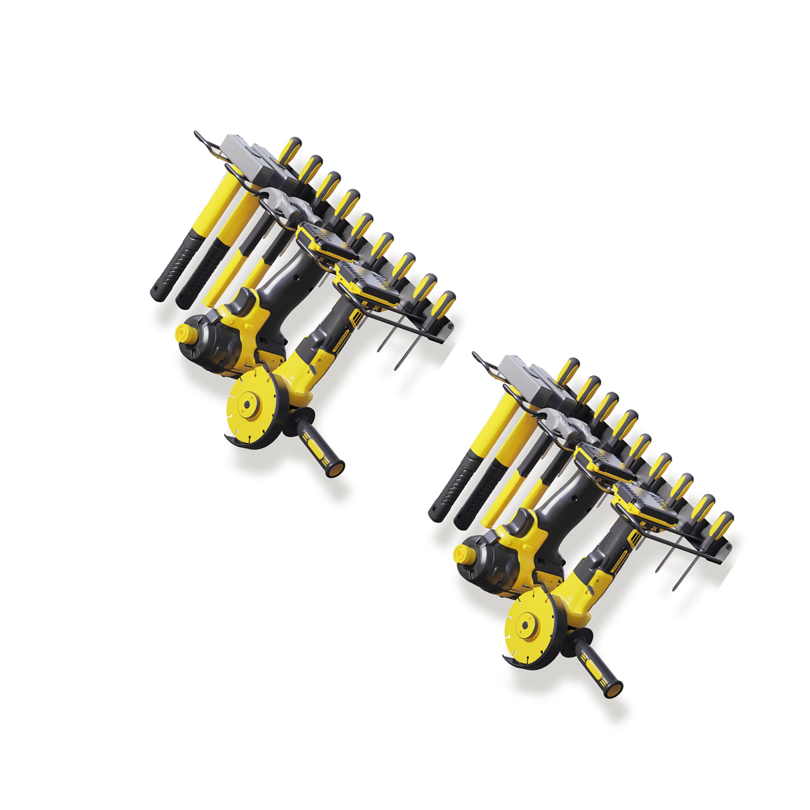 Tools For Rack Installations Vertical Tool Rack Reinforced Frame Space Saving Installation Organizes ...