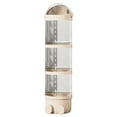 thumbnail image 1 of Vertical Toy Storage Tube Transparent Stuffed Animal Organizer With Zipper Lid And 360° Rotation Wheels For Home Textile Storage, 1 of 3