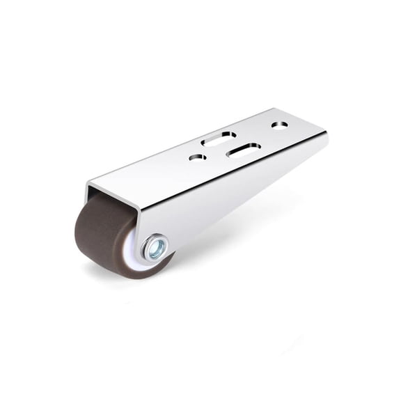 Vertical Track Roller, Bottom Wheel Replacement with 4 Screws, Sliding Door Hardware Accessory, Heavy Duty Nylon Roller for Closet & Shower Doors​