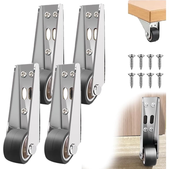Vertical Track Roller Wheel,110LBS Sliding Rubber Door Bottom Pulley Rrollers,Heavy Duty Load-Bearing Guide Roller for Sliding Doors,Barn Doors,Cabinets,Gates,Furniture