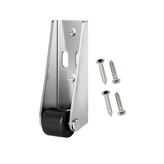 Vertical Track Roller Wheel, 110LBS Vertical Track Roller Anti-Wobble Door Guide System, Heavy Duty Load-Bearing Guide Roller for Sliding Doors, Barn Doors, Cabinets, Gates, Furniture