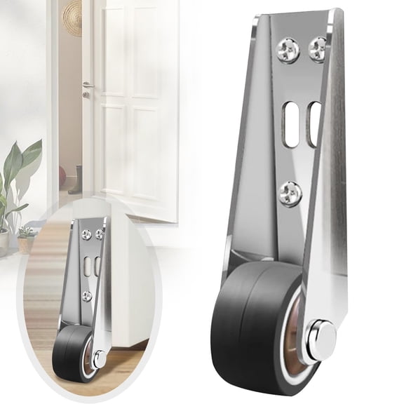 Vertical Track Roller Wheel, Load-Bearing Anti-Sag Sliding Door Bottom Rollers, Heavy Duty Sliding Door Bottom Guide, 1 Pc