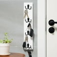 thumbnail image 1 of Vertical Wall-Mounted Key Holder – Stylish Entryway Hook Rack, Perfect for Narrow Spaces – Ideal Storage Solution for Keys, Scarves, Wallets, Belts, and Dog Leashes – Rustic Wood Key Hanger, 1 of 8