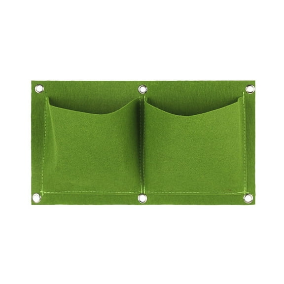 Vertical Wall Planter with Pockets 10-Shapes Felt Hanging Garden Growing Bag Indoor/Outdoor Multi-Pocket Planters for Herbs Flowers Home/Office Decoration