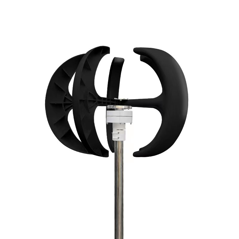 Vertical Wind Turbine Windmill 1000W 12v 24v Low Noise Wind Speed Start Rotation Free Energy With MPPT Charge Controller