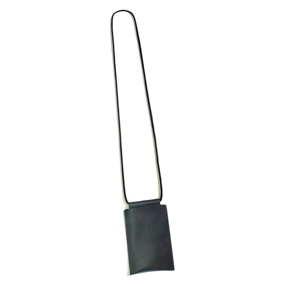 Vertical bags, small shoulder bag, women's leather light bag, glasses Gray