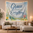 thumbnail image 1 of Vertically Stacked With Art Scene, Inspirational Illustration for Art Lovers, Typography Wall Art, Mother's Day Gift, Tapestry Wall Hanging for Bedroom and Living Room, 1 of 7