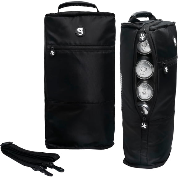 Verticool Cooler - Insulated Portable Soft Cooler Bag with Adjustable Shoulder Strap, Holds 9 Cans or 2 Wine Bottles, Perfect for Beach, Picnics, and Outdoor Activities
