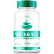 Vertigenics, Natural Formula for Balance and Coordination, Maximum Strength Supplement for Cognitive Health, Complex Brain Support Capsules, Verti genics Reviews 60 Capsules