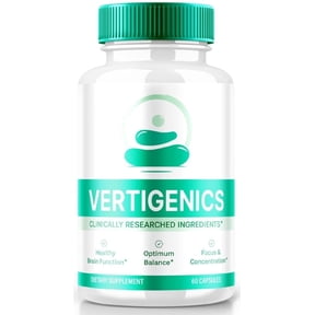 Vertigenics, Natural Formula for Balance and Coordination, Maximum Strength Supplement for Cognitive Health, Complex Brain Support Capsules, Verti genics Reviews (60 Capsules)