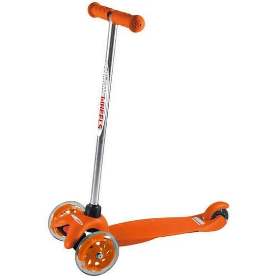 Vertigo 3-Wheel Scooter Glider with Light Up Wheels, Ages 2-6, Assorted Colors