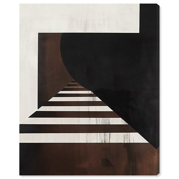 Vertigo Abstract Shapes Wall Art Canvas Wall Art by Art Remedy, Gallery Wrapped, 24" x 30"