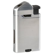 Vertigo Attach? 2 Soft Flame Pipe Lighter Brushed Chrome