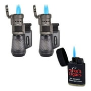 Vertigo Cyclone Lighter - 2 Pack Set with Free Lighter