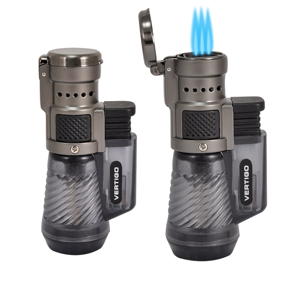 Vertigo Cyclone Triple Torch Cigar Lighter - 2 Pack