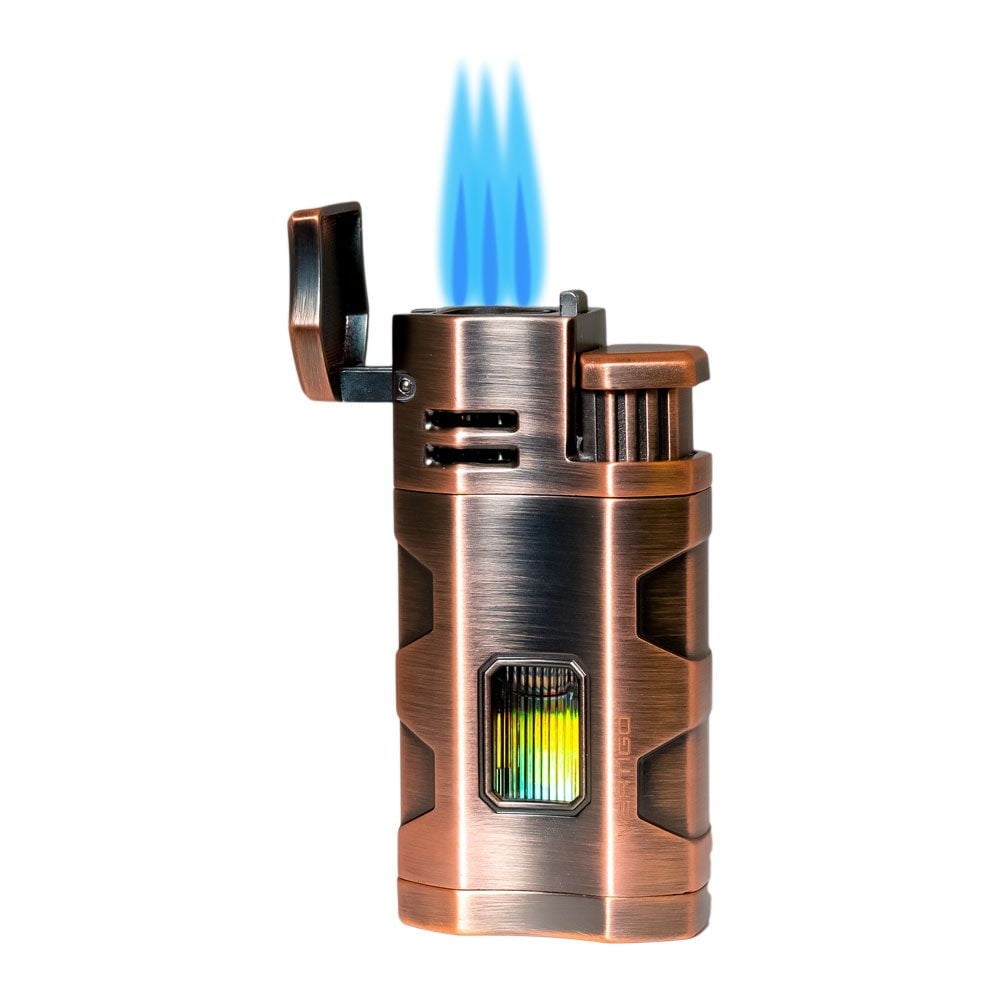 Vertigo Envoy Triple Torch Lighter - Copper