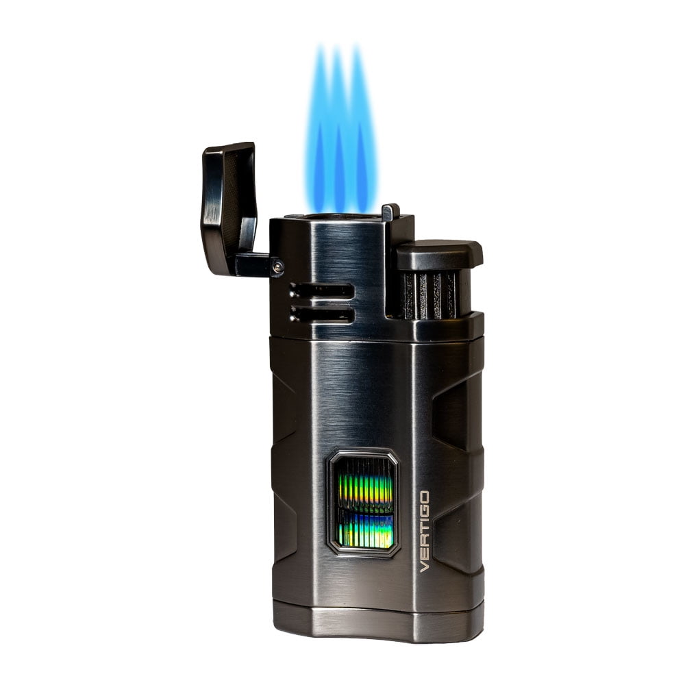 Vertigo Envoy Triple Torch Lighter - Gunmetal